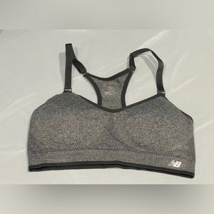 Grey New Balance Sports Bra